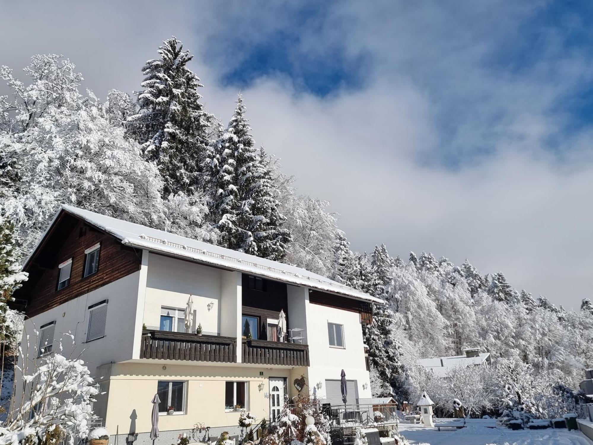 Ferienhaus Burgblick Treffen Exterior photo